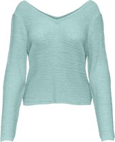 Only Trui Onlsunny L/s V-neck Pullover Knt 15254284 Harbor Gray Dames Maat - L