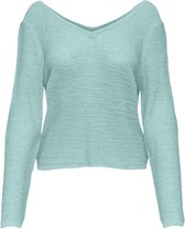 Only Trui Onlsunny L/s V-neck Pullover Knt 15254284 Harbor Gray Dames Maat - XL