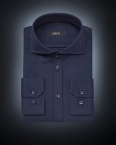 Desoto Heren Luxury Hai Shirt Blauw maat 38