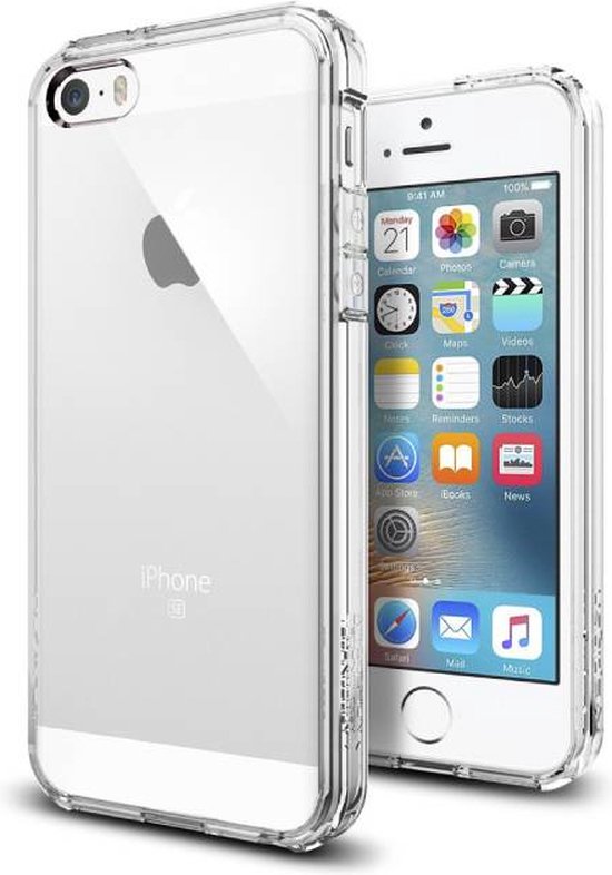 vermomming Beleefd onbetaald Transparant hoesje geschikt voor Apple iPhone 5 | bol.com