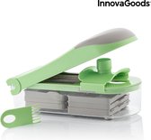 InnovaGoods multifunctionele groentesnijder-Mandoline-Groentesnijder-Uiensnijder-Groentehakker-Groentesnijder handmatig-Rasp-RVS