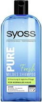 Shampooing Syoss - Pure Frais - 500 ml
