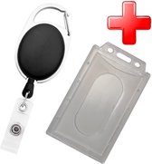 Fako Bijoux® - Porte-cartes PCS Vertical + Porte-clés Avec Cordon Rétractable