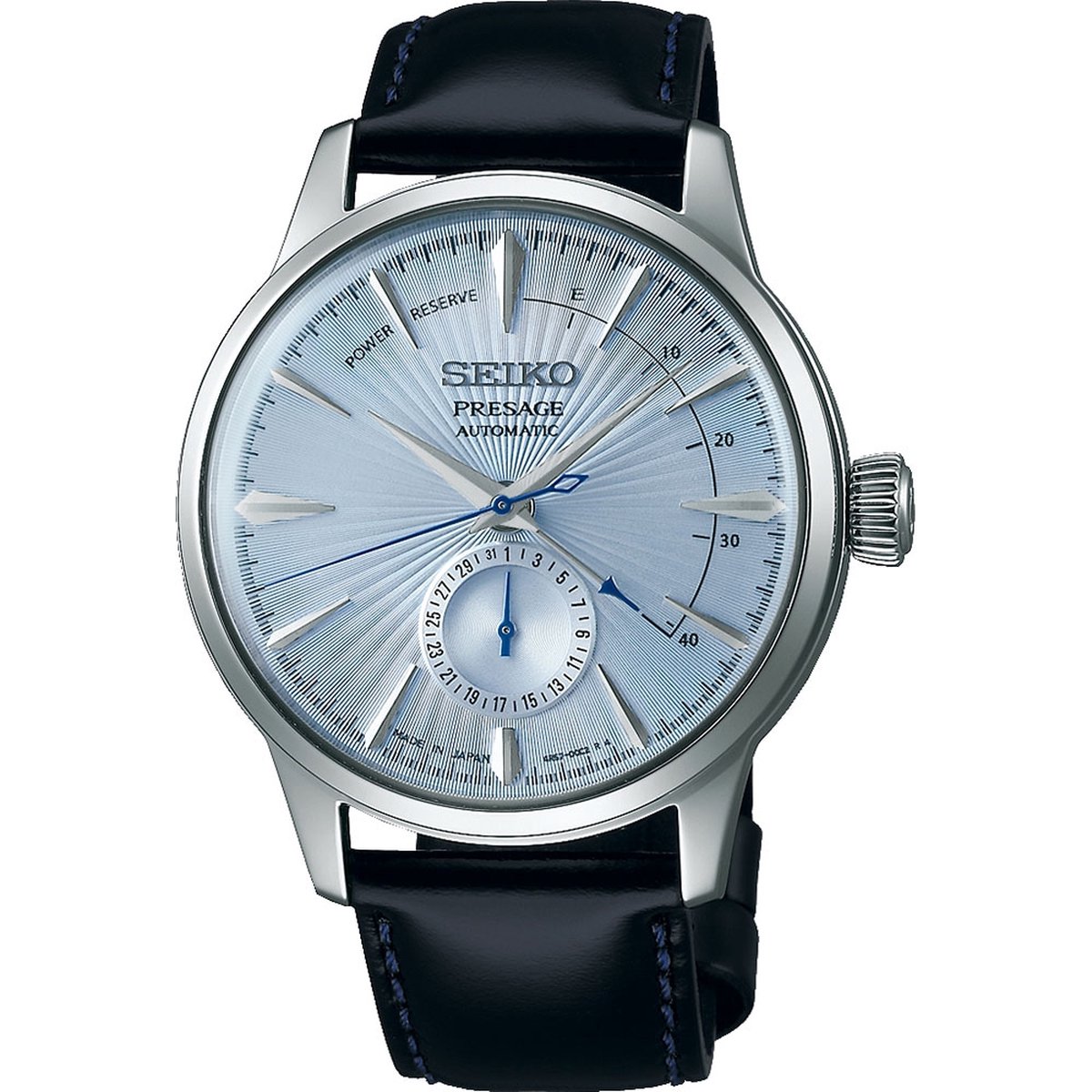 Seiko Presage SSA343J1 horloge heren - zwart - edelstaal