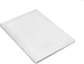 SMEG Verschuifbare witte polypropyleen snijplank 30 cm CPSINT30
