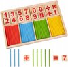 Afbeelding van het spelletje Ariko rekendoos - montessori - leren rekenen - rekenspelletje - educatief - tellen en rekenen - hout - duurzaam