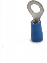 Ohmeron Oog/Kabelschoen M6 Blauw - 25 stuks