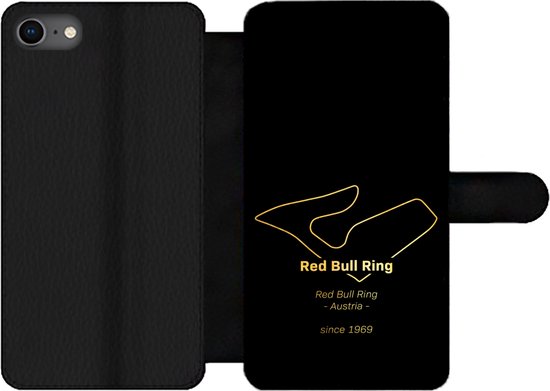 Bookcase pour téléphone iPhone 8 bibliothèque - Red Bull Ring - Autriche - Circuit - Avec compartiments - Étui portefeuille avec fermeture magnétique - Cadeau pour mari