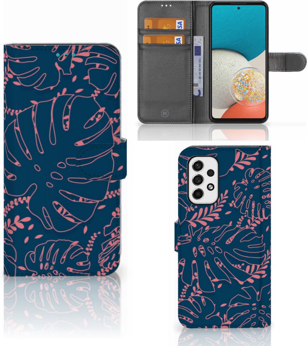 Samsung Galaxy A53 Hoesje Palm Leaves