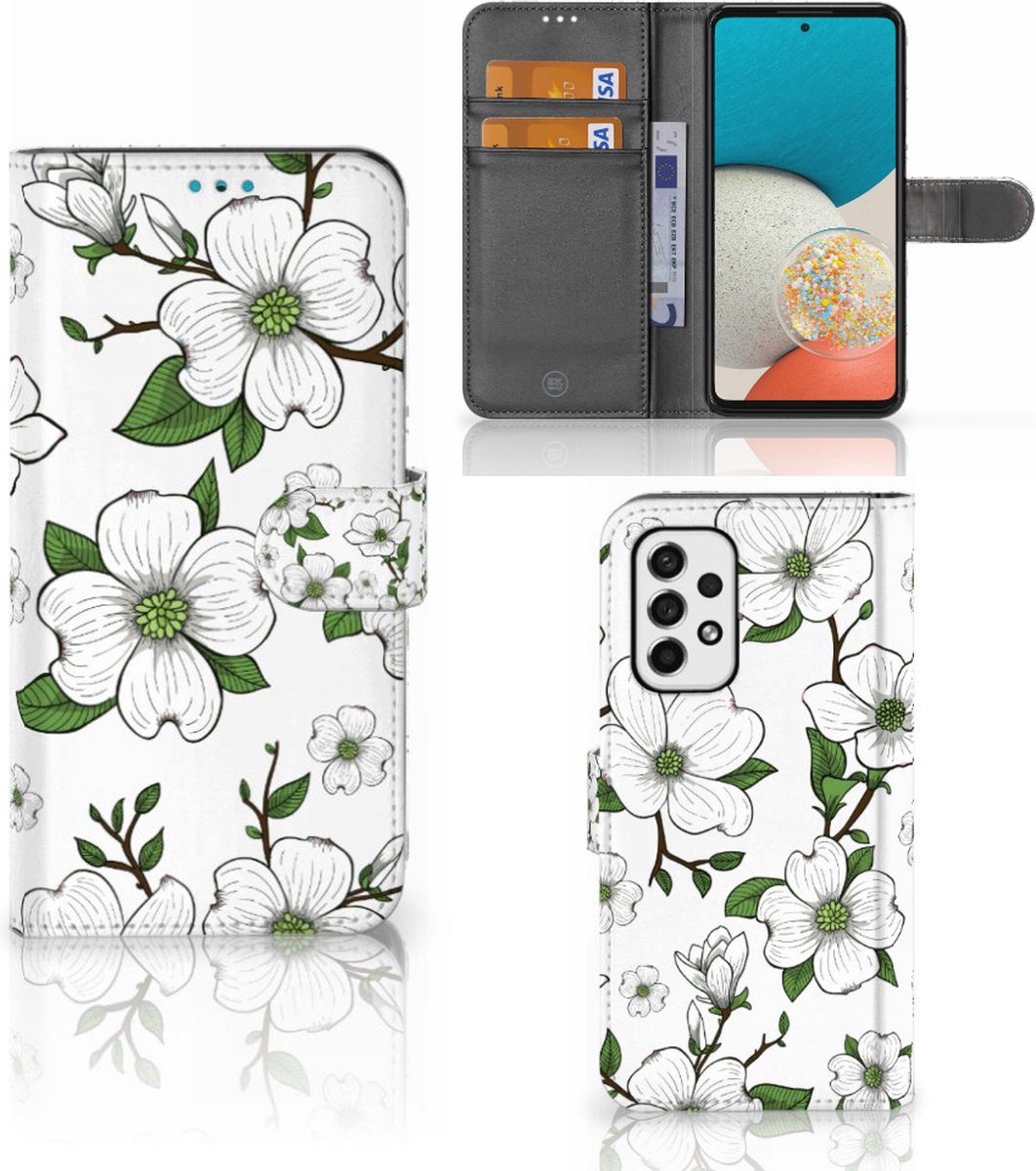 Samsung Galaxy A53 Hoesje Dogwood Flowers