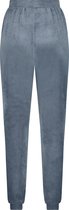 Hunkemöller Dames Nachtmode Joggingbroek Velours Loosefit  - Grijs - maat XS