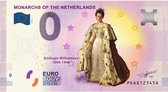 0 Euro biljet 2020 - Vorsten van Nederland - Koningin Wilhelmina KLEUR