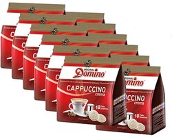 Domino Cappuccino - Koffiepads - 12 x 18 pads
