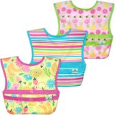 Green Sprouts - Snap & Go® Easy-wear Bibs (3 pack) - Geel Bijen