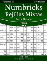 Numbricks Rejillas Mixtas Impresiones con Letra Grande - Dificil - Volumen 10 - 276 Puzzles