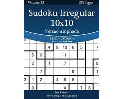 Sudoku Irregular 10X10 - Medio - Volumen 10 - 276 Puzzles