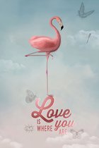 Flamingo Chic - Maxi Poster