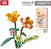 LOZ Mini Bloemen Tuintje - 456 Onderdelen - Miniblokken - 3d Puzzel - Bouwdoos