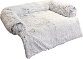 ComfyPet Dierenkussen - Hondenkussen - Kattenkussen - Dierenmand - Hondenmand - Geschikt voor Bed, Bank, Auto - Voor Grote en Kleine Honden of Katten - Lichtgrijs - Maat XS - 65x60