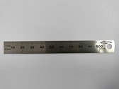 liniaal metaal 100mm - 10cm