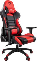 Gaming Stoel professioneel - Bureaustoel Verstelbaar - Gamestoel met Nekkussen - Gaming Chair met Rugkussen - Rood
