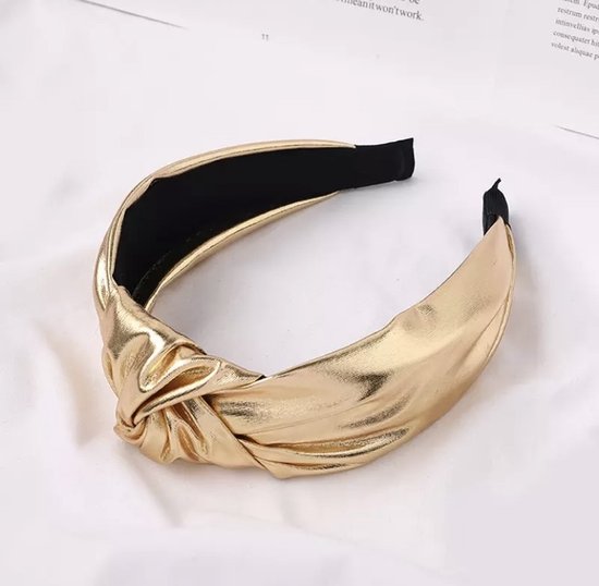 Diadeem Haarband-Boog Haarband-Hoofdband-Haaraccessoire-Outdoor Haaraccessoire-Dames Hoofdband-Kleur: Goud