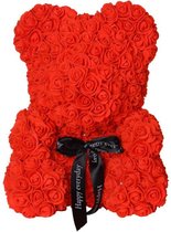 Zizza® Rozen Beer Rood - Rose Bear - Rozen Teddy Beer - Cadeautip Valentijnsdag