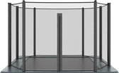 Veiligheidsnet Trampoline Akrobat Primus 335 x 244 cm Rechthoek Set Volledig Zwart