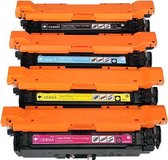 Print-Equipment Toner cartridge / Alternatief multipack voor HP 507X CE400X, CE401A, CE402A, CE403A zwart, blauw, rood, geel | HP M551dn/ M551n/ M551xh