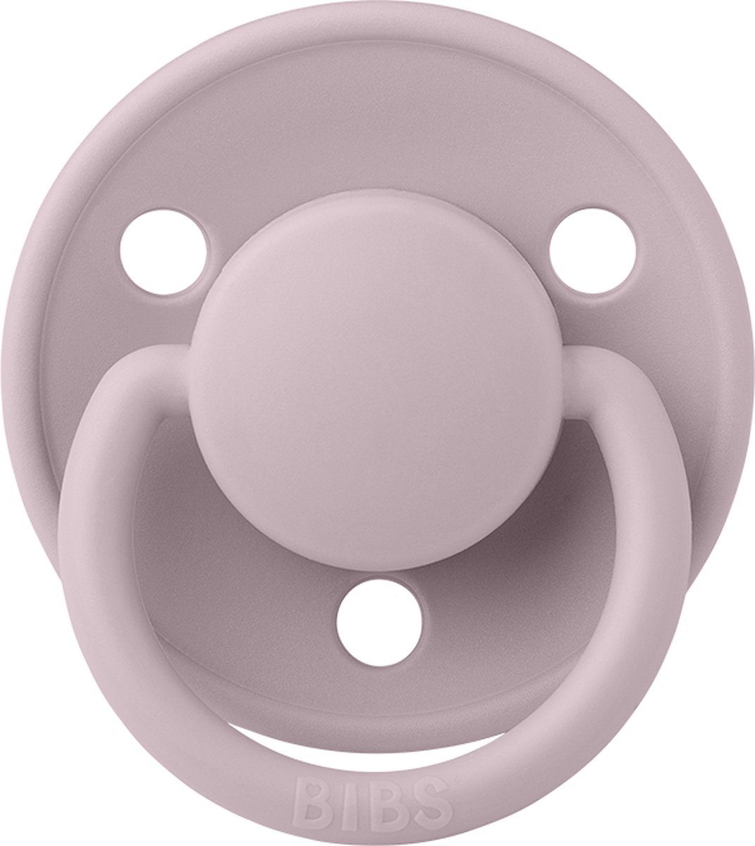 Goedkoopste Bibs Speen De Lux - Dusky Lilac - one size - silicone