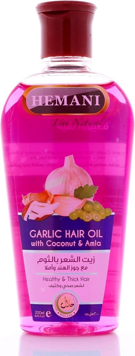 Garlic Hair Oil met Coconut en Amla Knoflook Haarolie