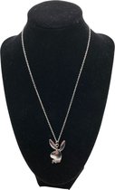 Playboy ketting, Zilverkleurig Hugh Hefner, Playboy Mansion, Bunny, Konijn