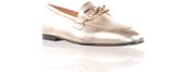 MAURY elegante damesloafer met ketting - lichtgoud - maat 40