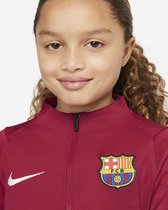 FC Barcelona Drill Top 2021-2022 Kids Noble Red