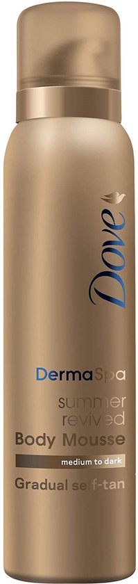 Dove Derma Spa Tanning Body Mousse - Summer Revived Dark - 6 x 150 ml