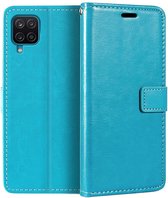 Samsung Galaxy A22 4G - Bookcase Turquoise - portemonee hoesje