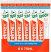 Elmex Junior 5-12 jaar Kindertandpasta 6 x 75ml - Voordeelverpakking