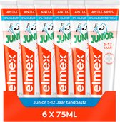 Elmex Junior (5 à 12 ans) Dentifrice pour enfants 6 x 75 ml