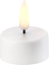 Led Kaars Uyuni Theelicht - 3,9x4,9cm - Nordic White - 3D LED KAARS - Ø3,8cm