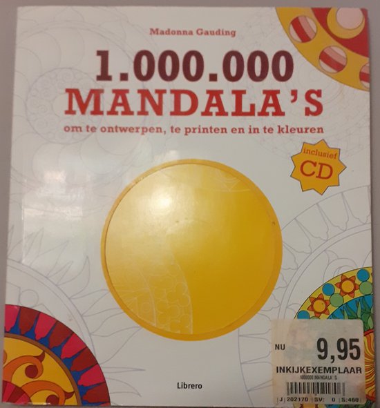 Cover van het boek '1.000.000 mandala's om te ontwerpen, te printen en in te kleuren' van Madonna Gauding