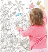 XXL Giant Kleurplaat voor Kinderen - Grote Kleurboek voor Meisjes, Jongens en Volwassenen - Kleurposter 980x680 mm - Fairytale