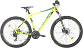 Sprint Maverick - Mountainbike 27.5 inch - Fiets met 18 versnellingen Shimano - Neon Groen - Framemaat:48 cm - Bk21SI0220 R9