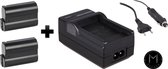 Mazuva  EN-EL15 set 2 Accu’s + Thuislader set voor Nikon camera | 1900mAh | Met LED-indicator | (o.a. voor Z5, Z6, Z6II, Z7, Z7II, 1 V1, D600, D610, D750, D780, D800, D800E, D810,