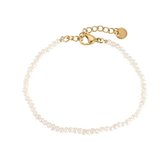 Kleine Parel Design Armband - Minimalistisch - 14K Verguld - Dottillove.