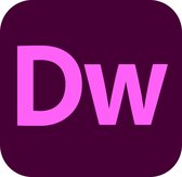 Adobe CC Dreamweaver 2022 - MacOS/Windows - 1 Apparaat - 1 Jaar - Nederlands / Engels / Frans / Duits