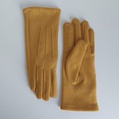 Yoonz - Handschoenen - Met Stiksel - Touchscreen Handschoenen - One Size - Okergeel