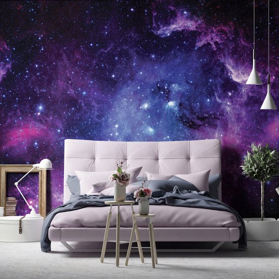 Fotobehang - Vlies Behang - Galaxy - Ruimte - Space - Cosmos - Heelal - Universum - Melkweg - 368 x 254 cm