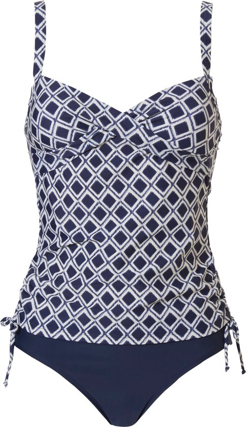 Pastunette Beach - Motif Blue - Ensemble Tankini - Blauw/ Wit - Taille 44