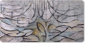 Bureaumat - Bloeiende appelboom - Piet Mondriaan - 80x40 - Muismat