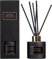 Luxe geurstokjes - BLACK FOREST - reed diffuser - geurdiffuser - cadeau set